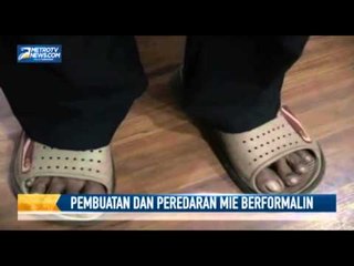 Polisi Ungkap Pembuatan Mie Berformalin