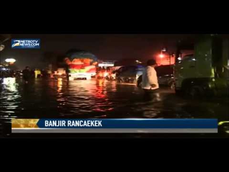 Banjir Lumpuhkan Lalulintas Bandung Tasikmalaya