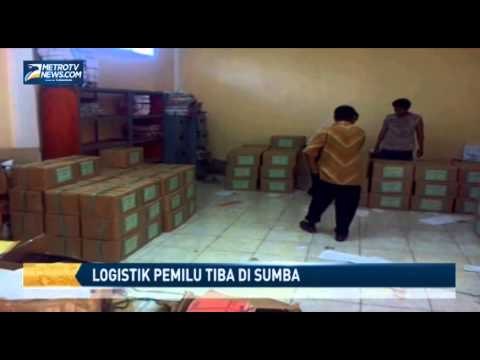 Logistik Pemilu Tiba di Sumba