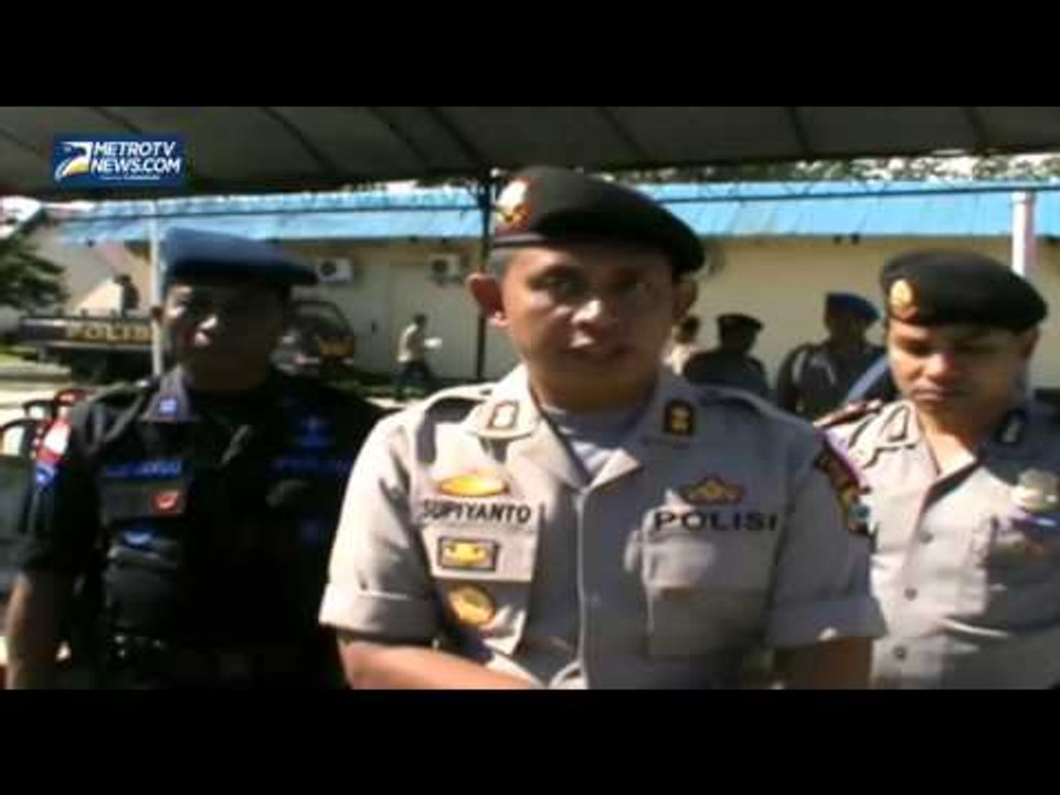 Polres Sumba Timur Gelar Simulasi Pengamanan Pe...