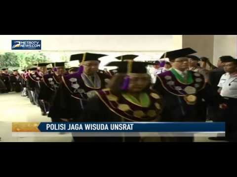 Pasca Tawuran, Wisuda Mahasiswa Unsrat Dijaga Ketat Polisi