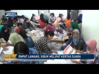 Empat Lawang, Masih Sibuk Melipat Kertas Suara