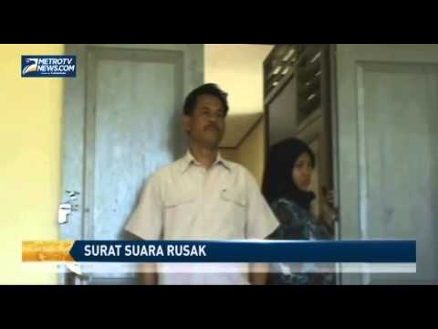 Pangandaran, Ribuan Surat Suara Rusak