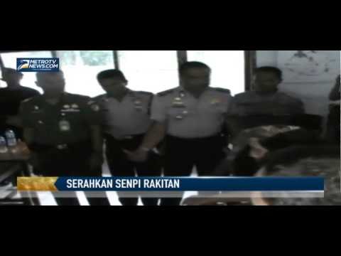 Warga Serahkan Senjata Api Rakitan