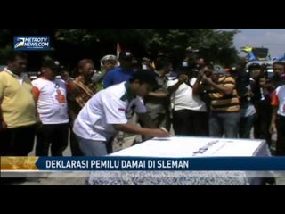 Deklarasi Pemilu Damai di Sleman