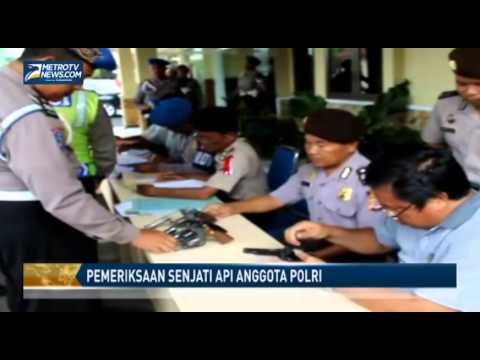 Polres Indramayu Periksa Senpi Anggota Polri
