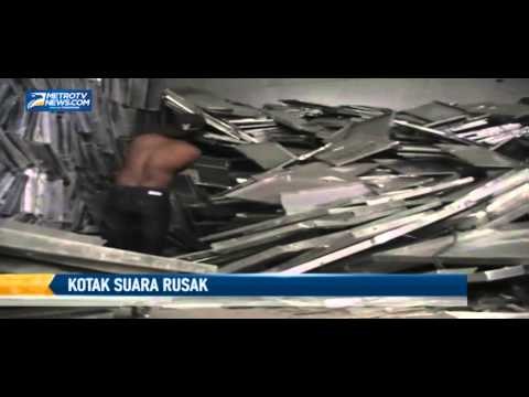 Diduga Rusak, Ribuan Kotak Suara Menumpuk Di Gudang KPU Langkat