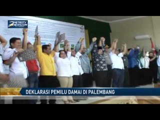 Deklarasi Pemilu Damai di Palembang