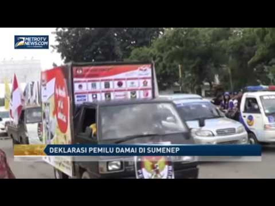 Deklarasi Pemilu Damai di Sumenep