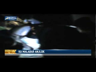 KA Malabar Anjlok di Tasikmalaya, 3 Tewas