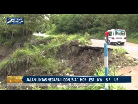 Jalan Lintas Negara Indonesia Timor Leste Terancam Putus