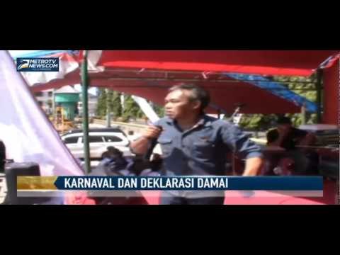 Aksi Protes Warnai Deklarasi Damai KPUD Parepare
