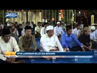 KPUD Lamongan Gelar Doa Bersama