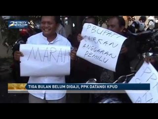 Tiga Bulan Belum Digaji, PPK Datangi KPUD