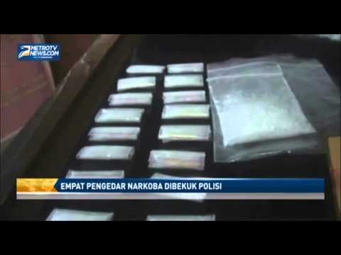 Empat Pengedar Narkoba Dibekuk Polisi