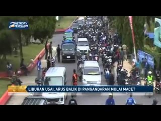 Liburan Usai, Arus Balik di Pangandaran Mulai Macet