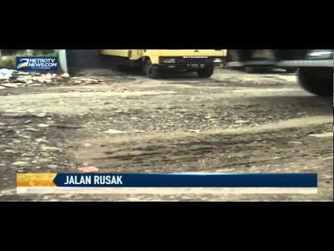 Jalan Alternatif Sukabumi Cianjur Rusak Parah