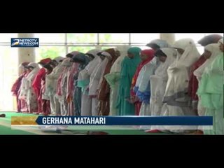 Ratusan Pelajar dan Warga Depok Ikuti Salat Gerhana