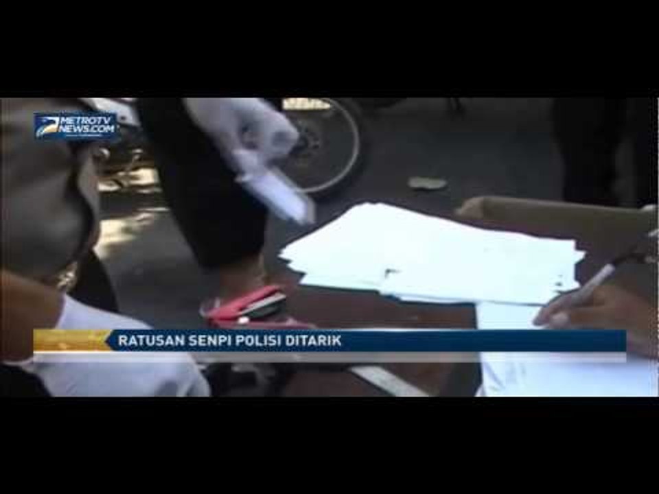 Ratusan Senpi Polisi Ditarik