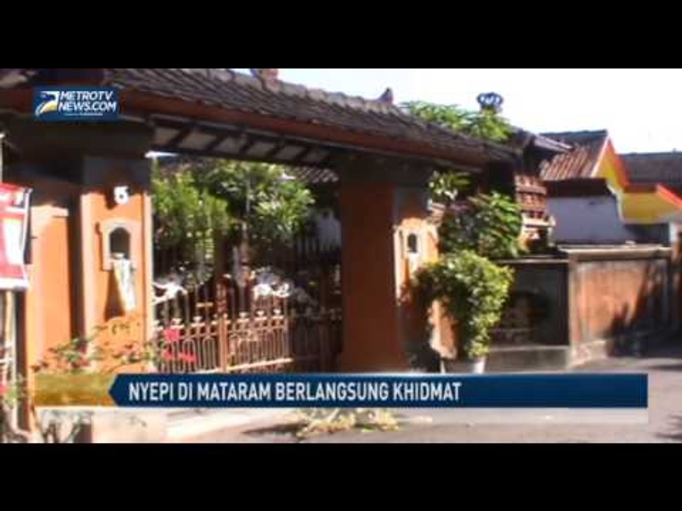 Nyepi di Mataram Berlangsung Khidmat