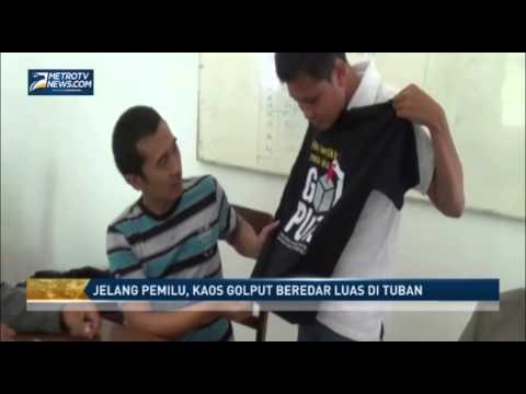 Jelang Pemilu, Kaos Golput Beredar Luas di Tuban