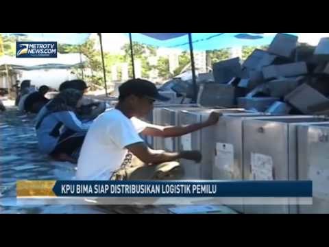 KPU Bima Siap Distribusikan Logistik Pemilu