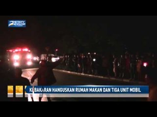 Kebakaran Hanguskan Rumah Makan dan Tiga Unit Mobil