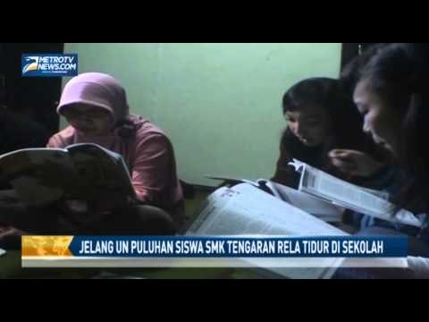 Jelang UN, Puluhan Siswa SMK Tengaran Rela Tidur di Sekolah