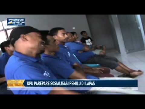 KPU Parepare Sosialisasi Pemilu di Lapas