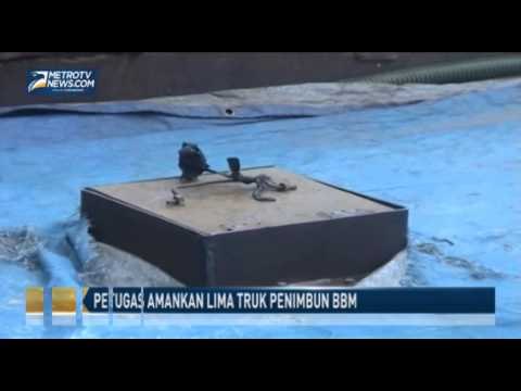 Petugas Amankan Lima Truk Modifikasi Penimbun BBM di Banten