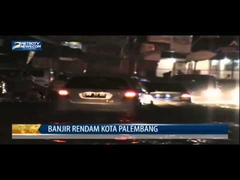 Diguyur Hujan 5 Jam, Kota Palembang Terendam Banjir