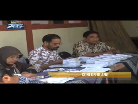 Coblos Ulang di TPS 32 Sukabumi Sepi Peminat