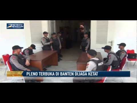 Rapat Pleno KPU Banten Dijaga Ketat