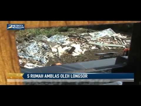 5 Rumah di Malang Amblas oleh Longsor