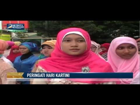 Hari Kartini, Ratusan Siswi Upacara Kenakan Kebaya