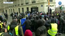 Sarı Yelekliler 18'inci Eylemde Paris'i Savaş Alanına Çevirdi
