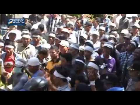 Ratusan Warga Datangi Kantor Panwaslu Lampung Selatan