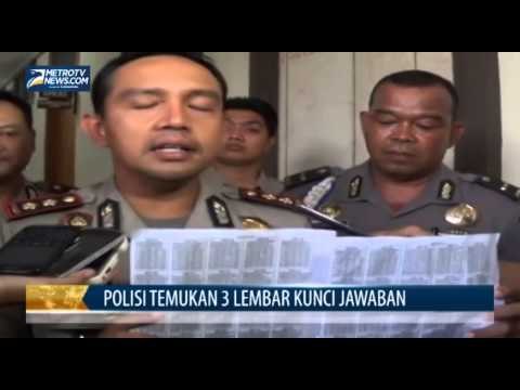 Polisi Amankan Tiga Lembar Kunci Jawaban UN