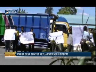 Warga Desa Tuntut Ketua Panwaslu Dipecat