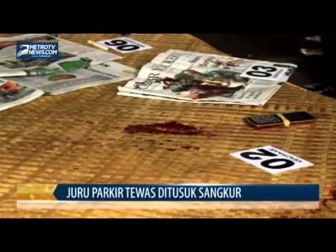 Seorang Juru Parkir Tewas Ditusuk Sangkur di Leher