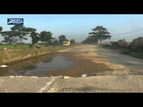 Jalur Pantura Karawang Masih Diperbaiki