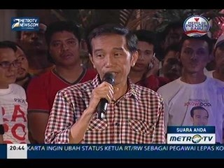 [Suara Anda] Tanya Kandidat Joko Widodo : Dukungan Untuk Kelembagaan Polri