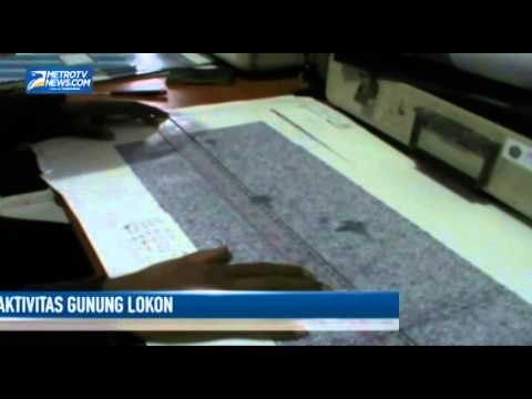 Aktivitas Gunung Lokon masih Tinggi