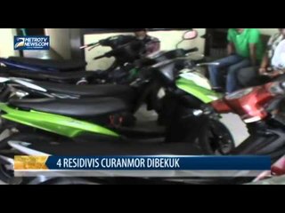Polisi Bekuk Empat Residivis Curanmor