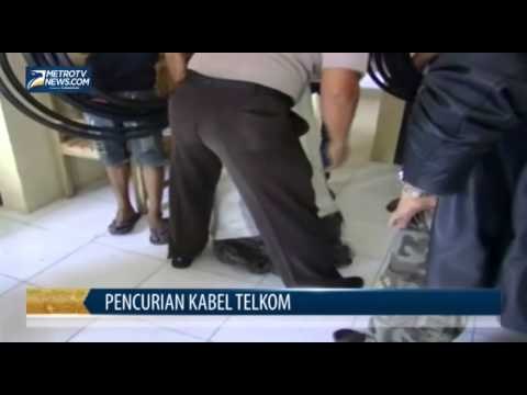 Kawanan Spesialis Pencuri Kabel Telkom Diringkus
