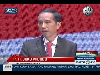 [Debat Kandidat] Jokowi: Bhineka Tunggal Ika Sudah Final