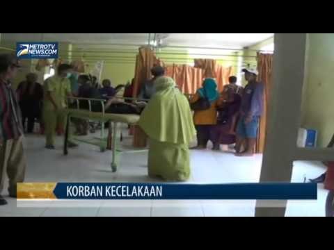 18 Penumpang Luka luka akibat Mobil Masuk Jurang