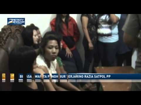 Belasan Wanita Penghibur Terjaring Razia Satpol PP