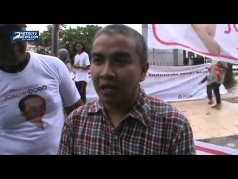 Aksi Galang Dana Dukung Jokowi JK di Jambi
