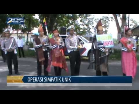 Operasi Simpatik, Polres Simalungun Kenakan Baju Adat